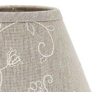 Taupe Candlewicking Taupe 14" Lampshade - Home Collections by Raghu