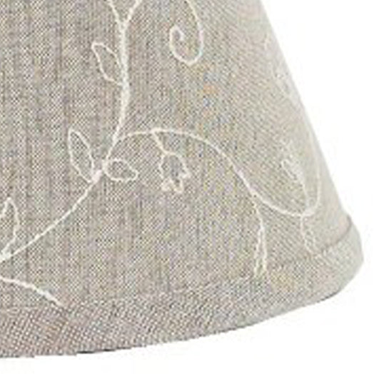 Taupe Candlewicking Taupe 14" Lampshade - Home Collections by Raghu
