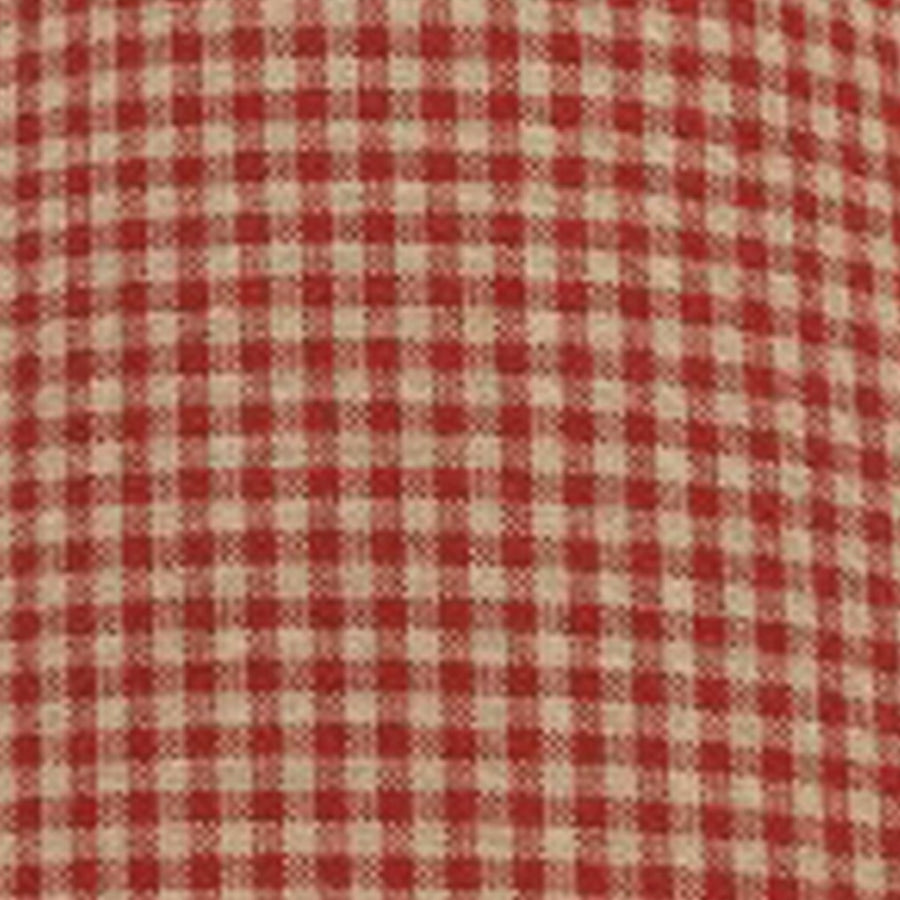 Barn Red Oat Newbury Gingham 14" Lampshade - Home Collections by Raghu