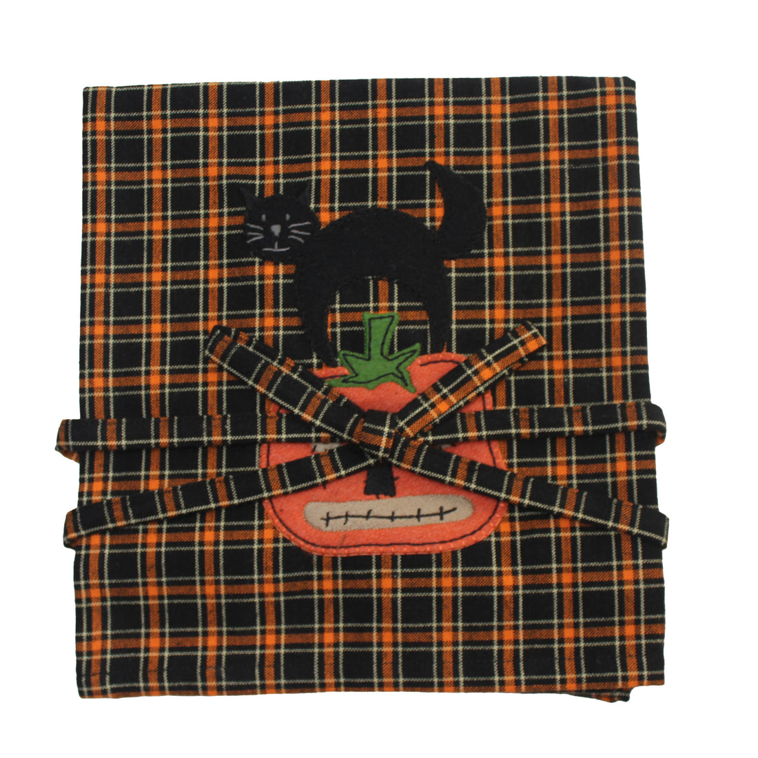Black Cat Pumpkin Half Apron - Home Collections by Raghu