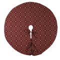 Lover's Knot  Barn Red Tree skirt 36 In - Home Collections by Raghu