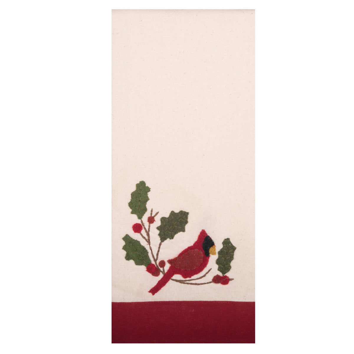 Cardinal Holly Towel -  Home Collections by Raghu
