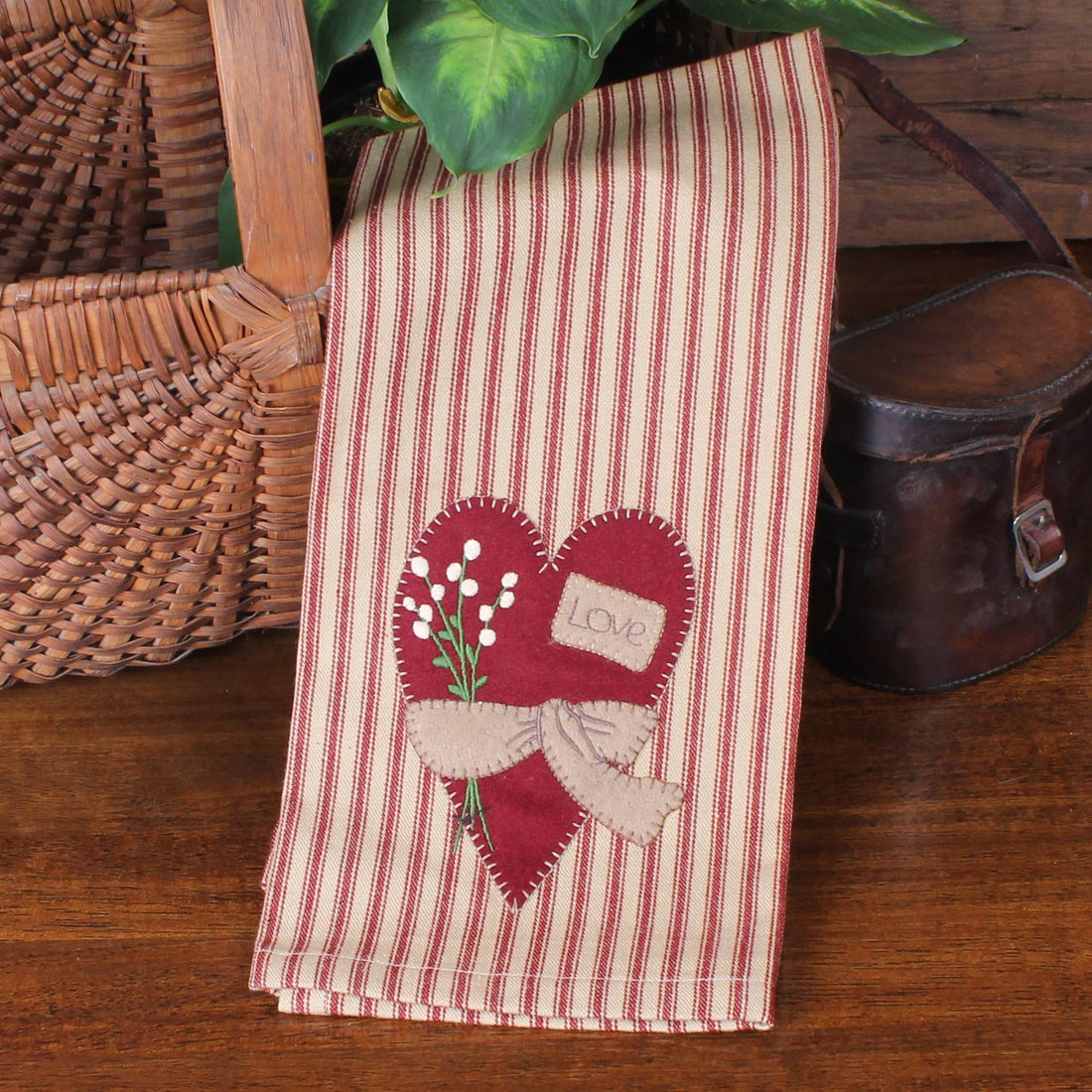 Big Heart Towel- Set of Two - Home Collections by Raghu