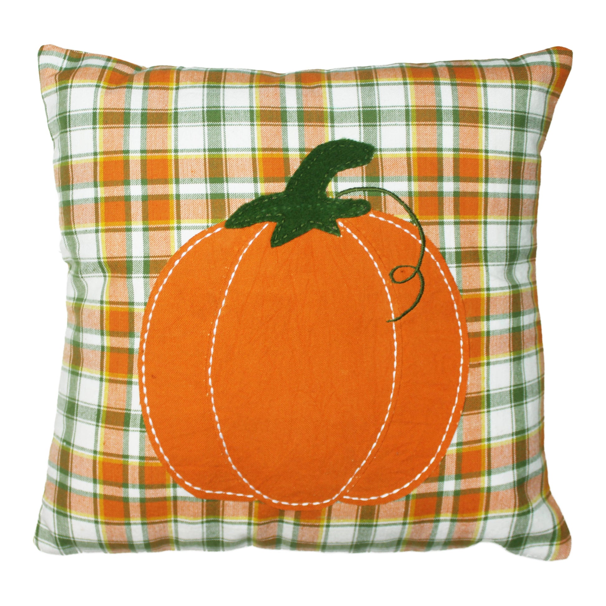 Fall Harvest Pumpkin Pillow 14 In - Home Collections by Raghu