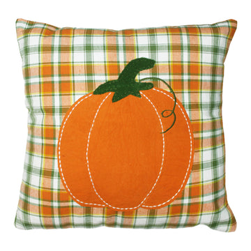 Fall Harvest Pumpkin Pillow 14 In - Home Collections by Raghu