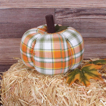 Fall Harvest Plaid Pumpkin 6x4 ON810539