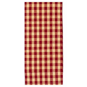 Barn Red Nutmeg Heritage House Check Barn Red Towel  KT100017
