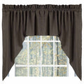Black Oat Newbury Gingham Swag Lined - Home Collections by Raghu