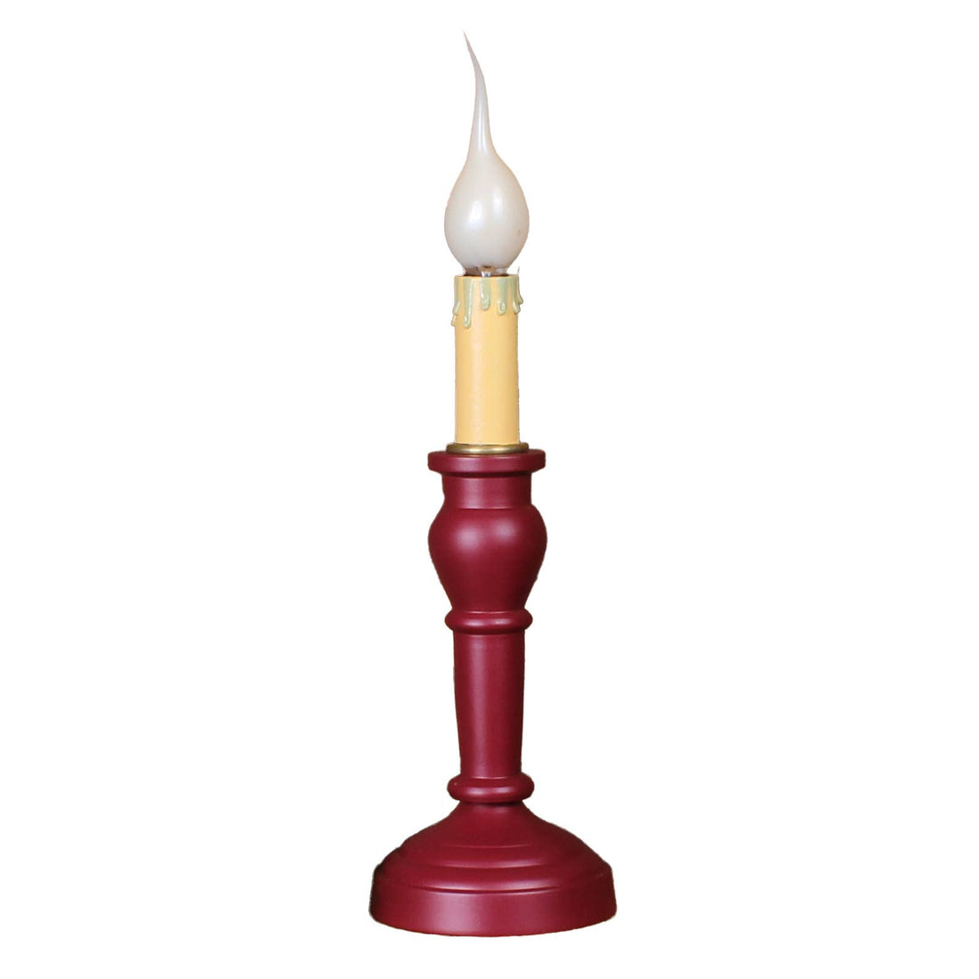 Wellington Spindle Lamp - Barn Red - Home Collections by Raghu