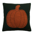 Pumpkin Applique Pillow 14 In - Home Collections by Raghu