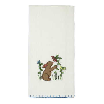 Bunny and Flowers Towel  ETGD0067