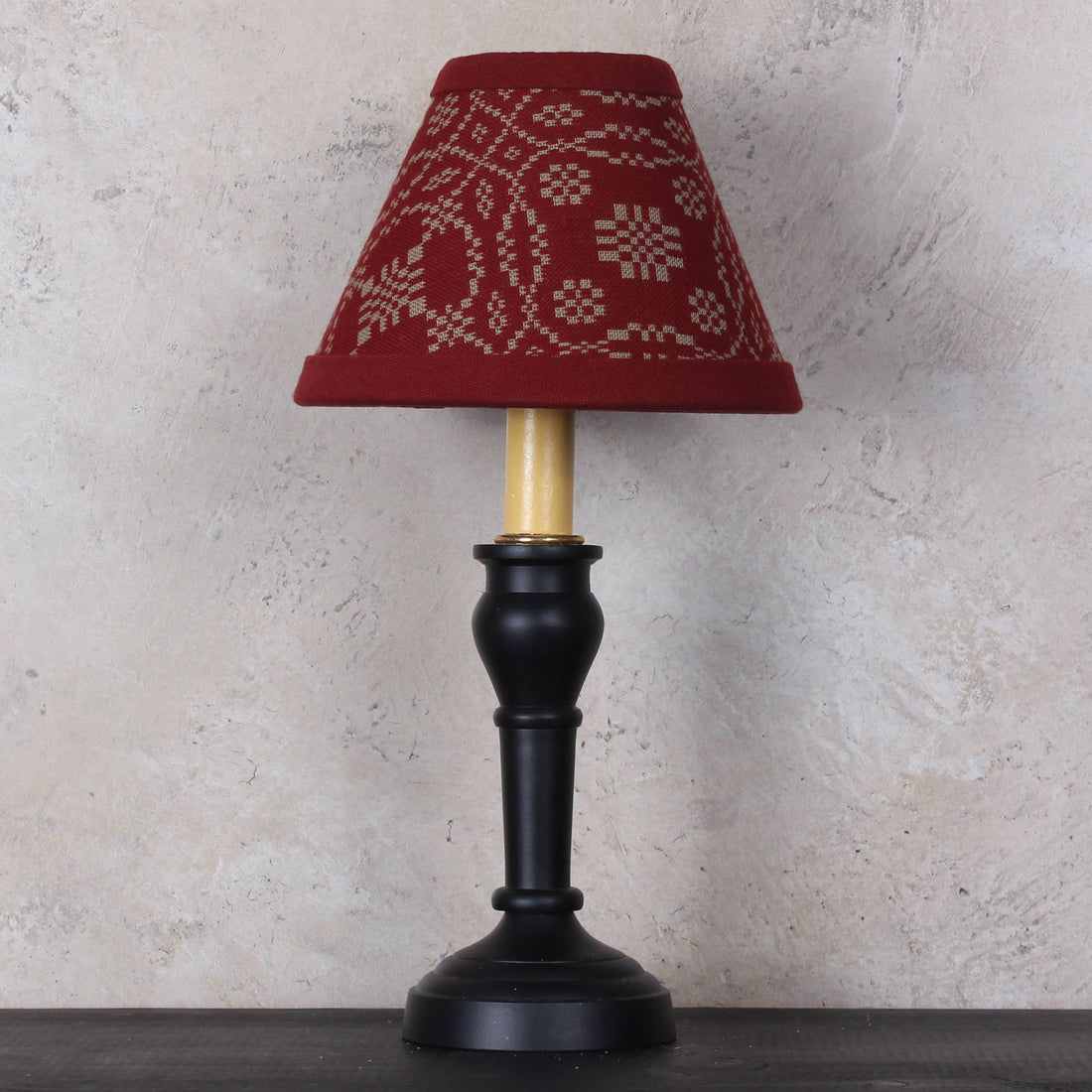 Lover's Knot Barn Red 6 In shade - Home Collections by Raghu