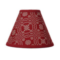 Lover's Knot Barn Red 10 Lampshade - Home Collections by Raghu