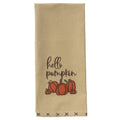 F hello pumpkin Towel - Home Collections by Raghu