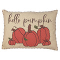 F hello pumpkin pillow 14 Inx20 In - Home Collections by Raghu