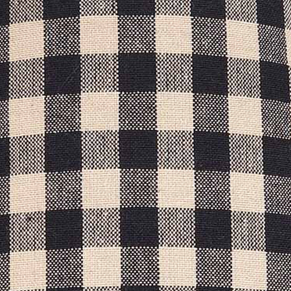 Black Nutmeg Heritage House Check Black 16" Lampshade - Home Collections by Raghu