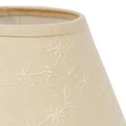 Cream Candlewicking Cream 16" Lampshade - Home Collections by Raghu
