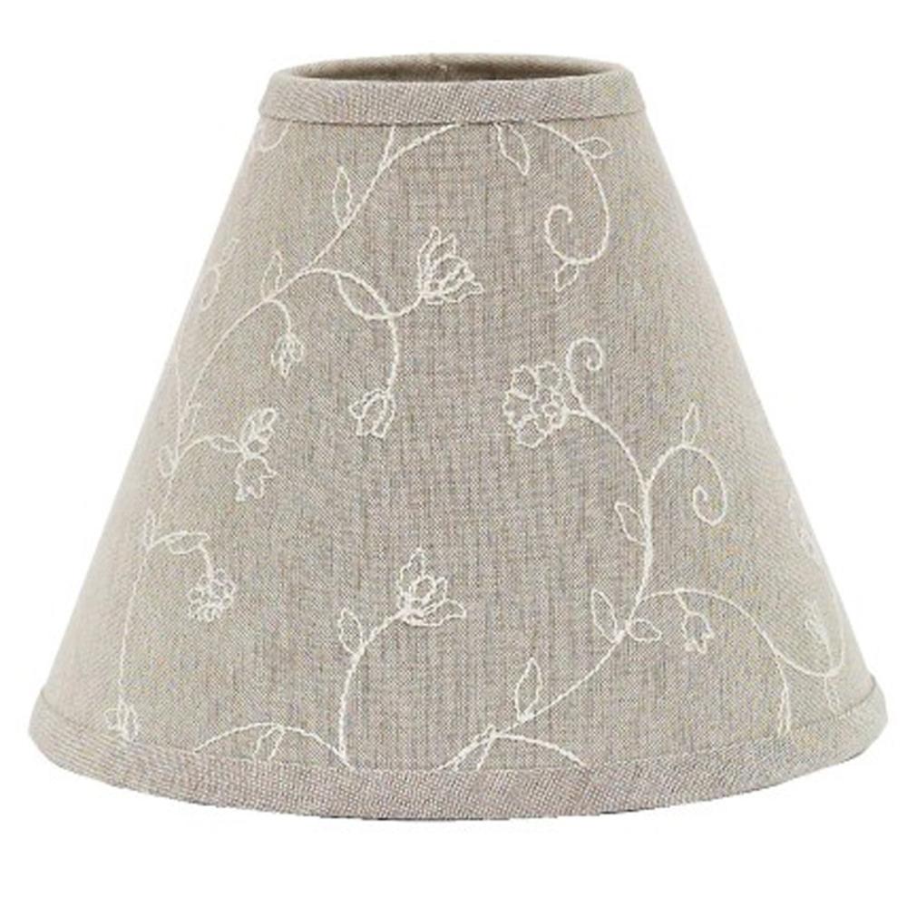 Taupe Candlewicking Taupe 16" Lampshade - Home Collections by Raghu
