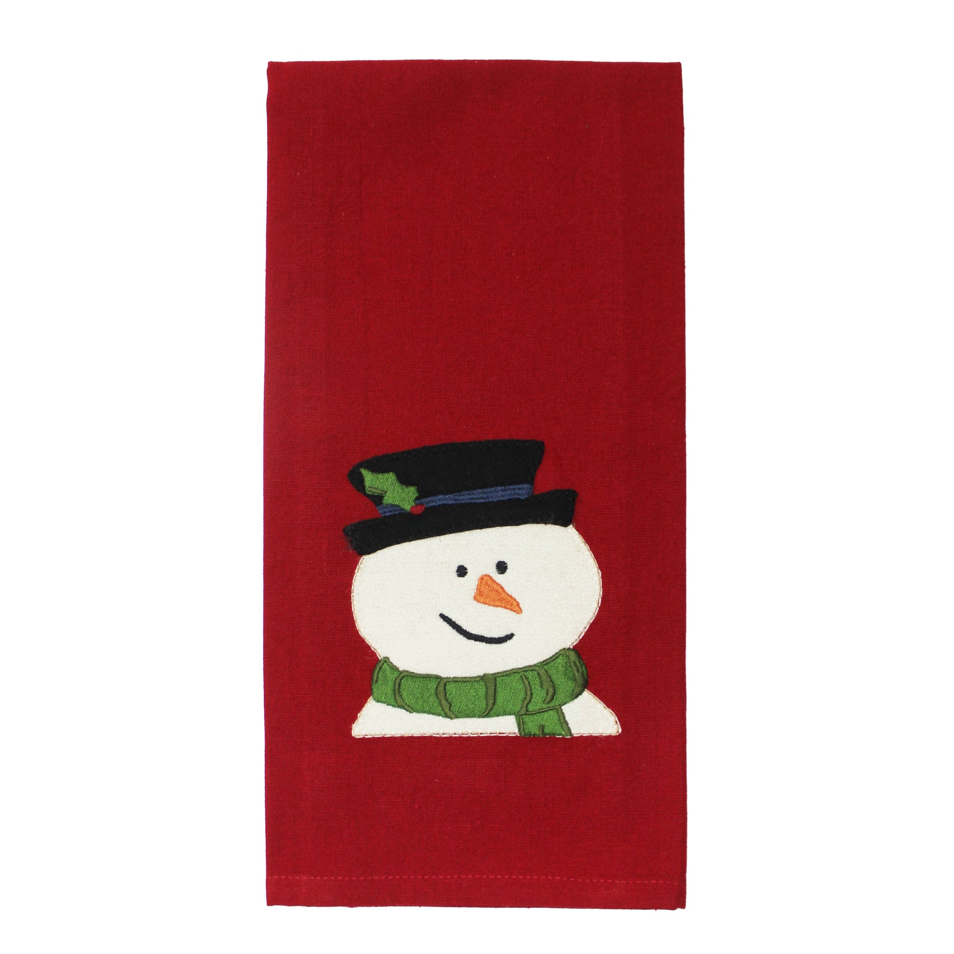 Flurry the Snowman Towel- Set of Two - Home Collections by Raghu