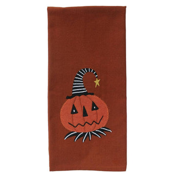 Jack-O with hat Towel  Set of 2 ET840012