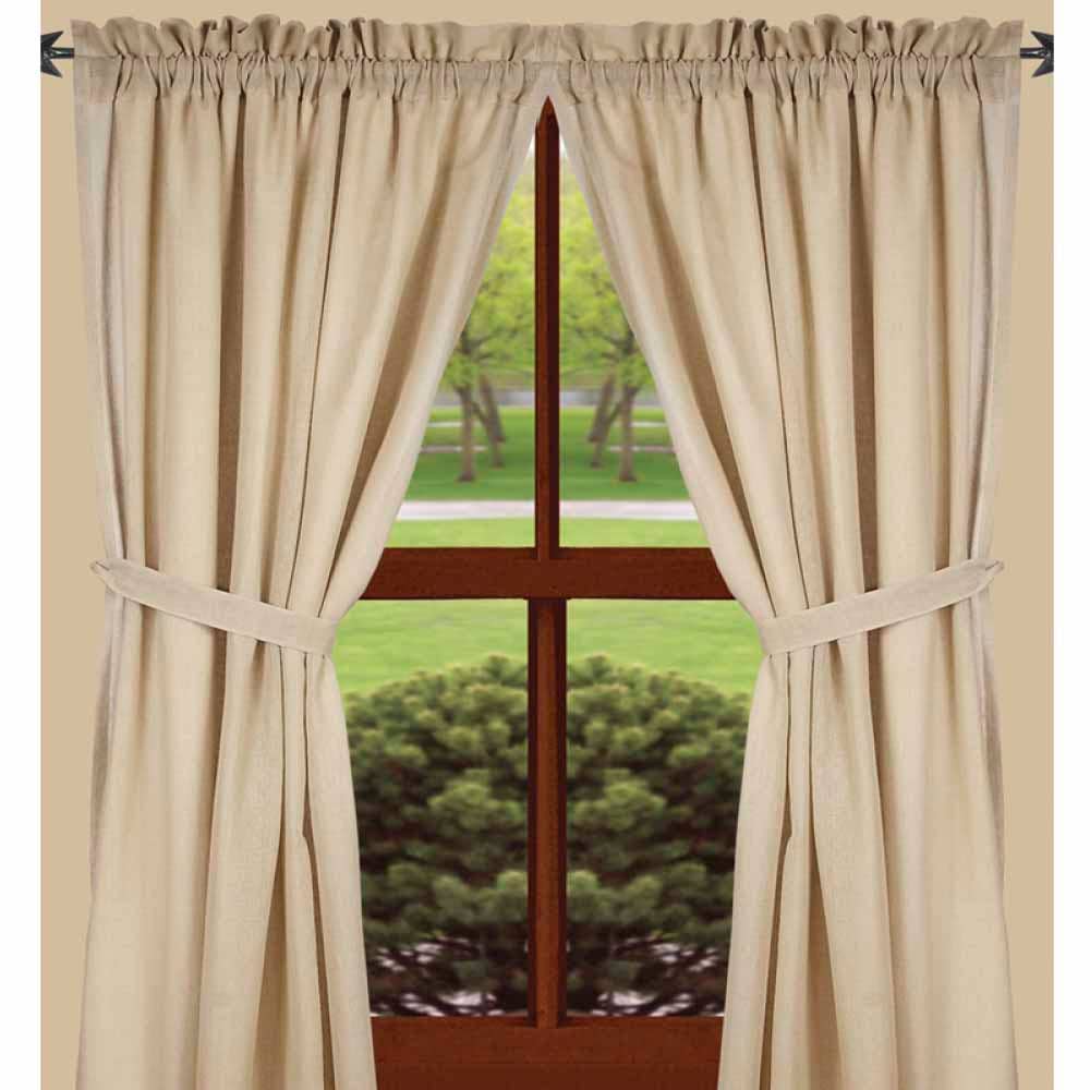 Cream Heirloom Cream Drapery 86" Panels Unlined - Home Collections by Raghu