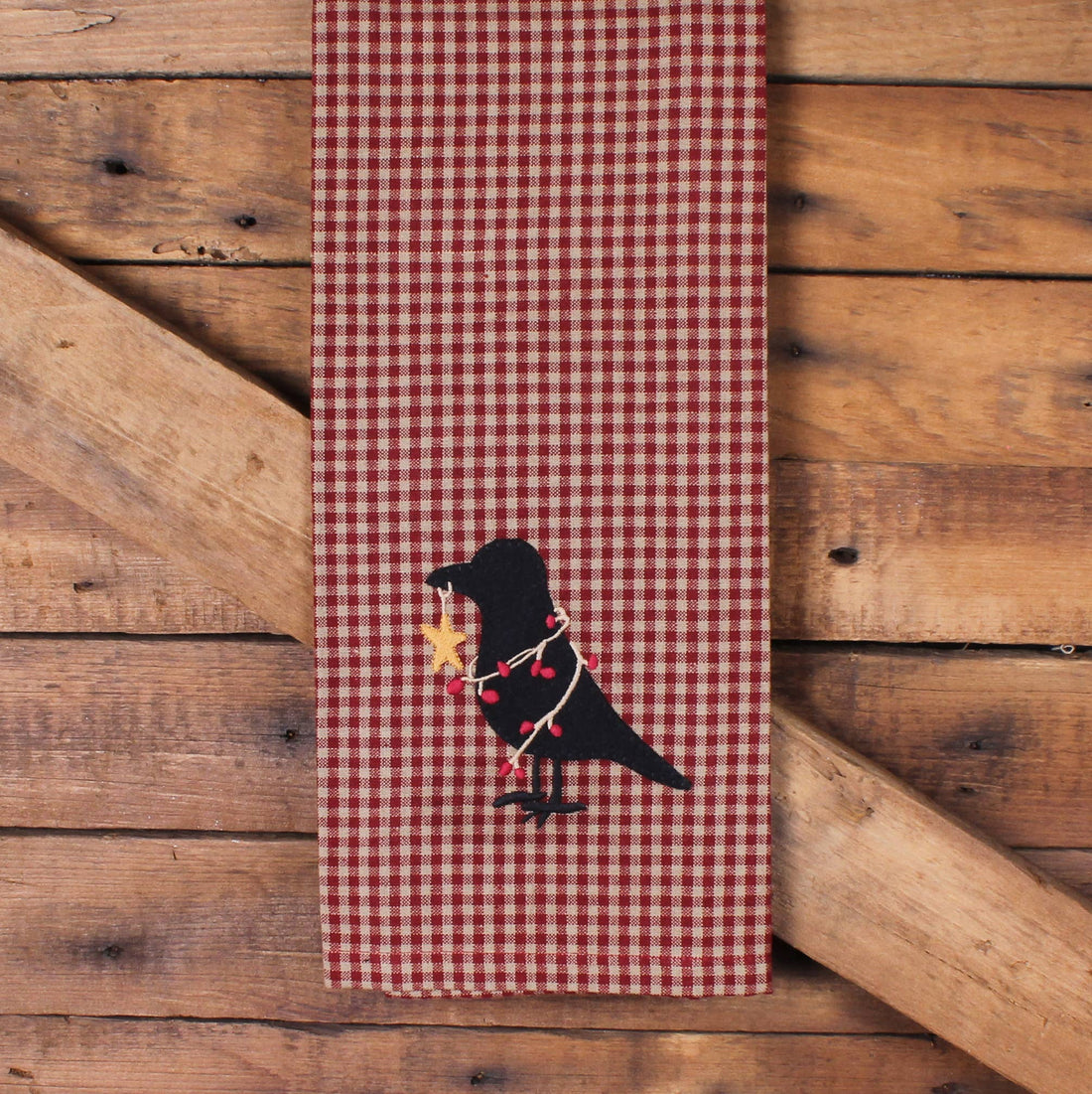 Crow and Berries Towel- Set of Two - Home Collections by Raghu