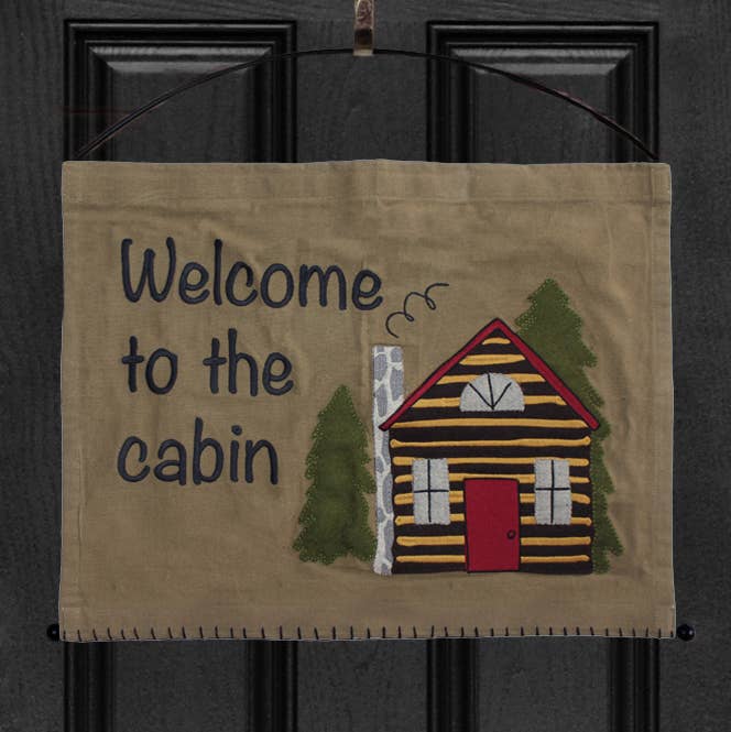 Welcome to the Cabin Pennant- - Home Collections by Raghu