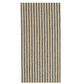 Black-Nutmeg York Ticking Towel - Set of Six - Home Collections by Raghu