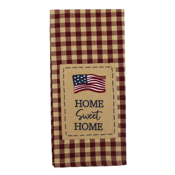 Home Sweet Home Flag Towel - Home Collections by Raghu