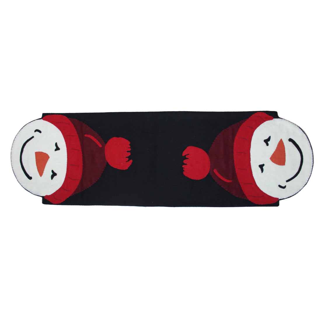 Snowman   Black Table Runner 45 In T4084010