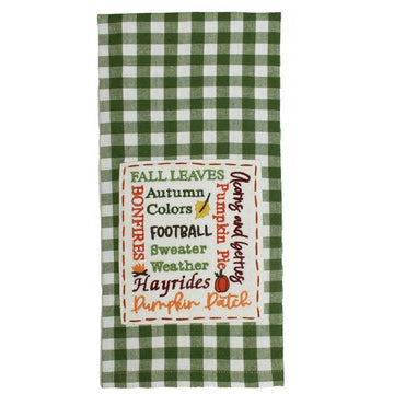 Words oFall Towel  Set of 2 ET810549