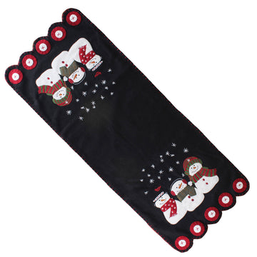 C Snow Friends Table Runner  - Home Collections by Raghu