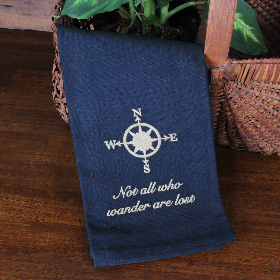 Compass Wander Towel- Set of Two - Home Collections by Raghu