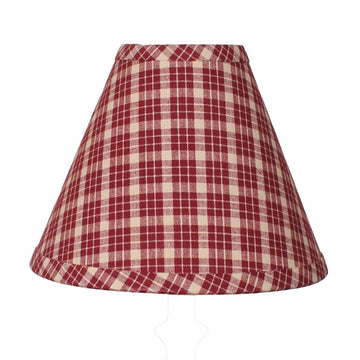 Appleton Barn Red Plaid 10" shade 0R113017- Home Collections by Raghu