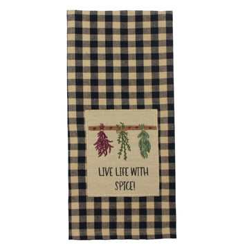 Live with Spice Towel- Set of Two - Home Collections by Raghu