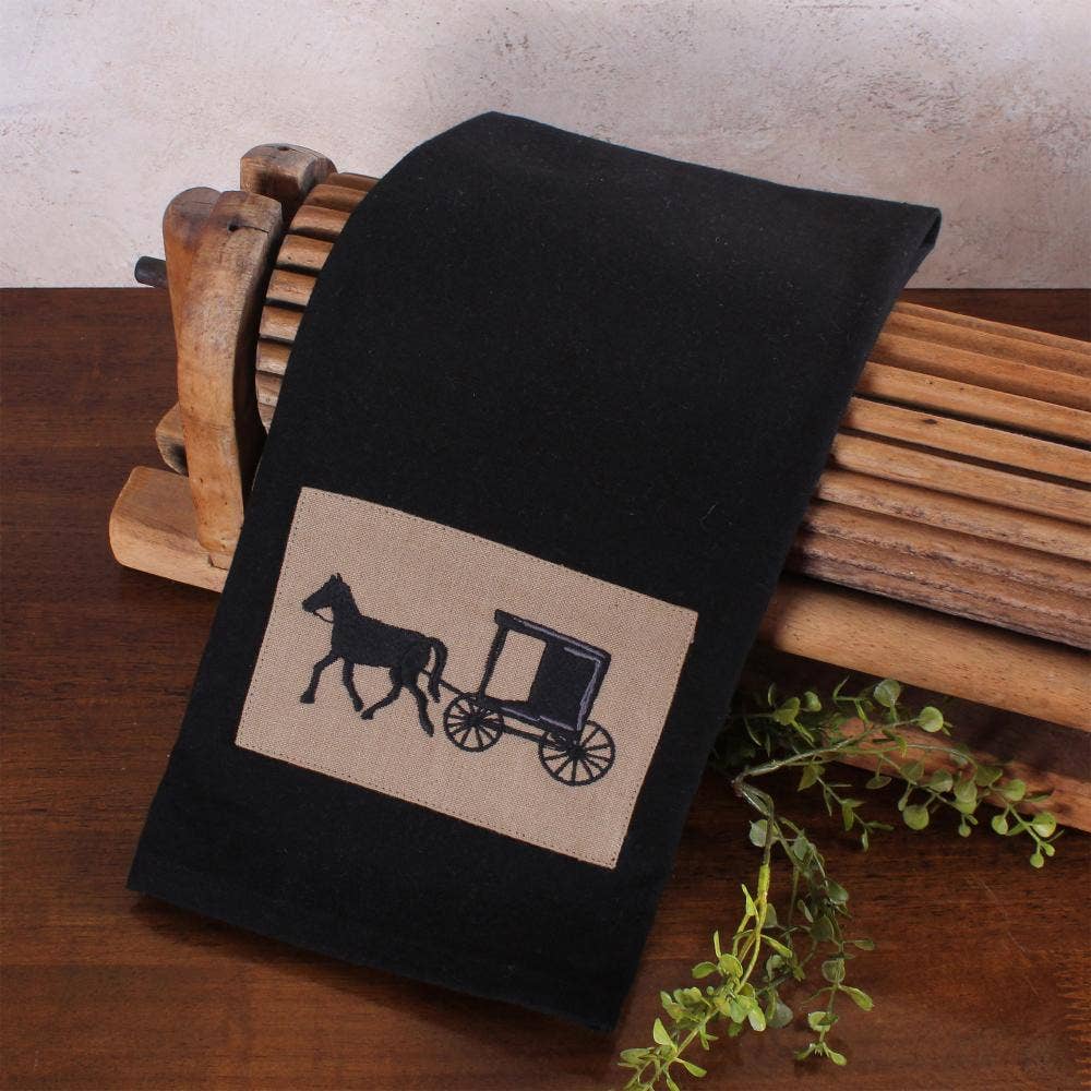 Horse and Buggy Towel  Set of 2 ET268211