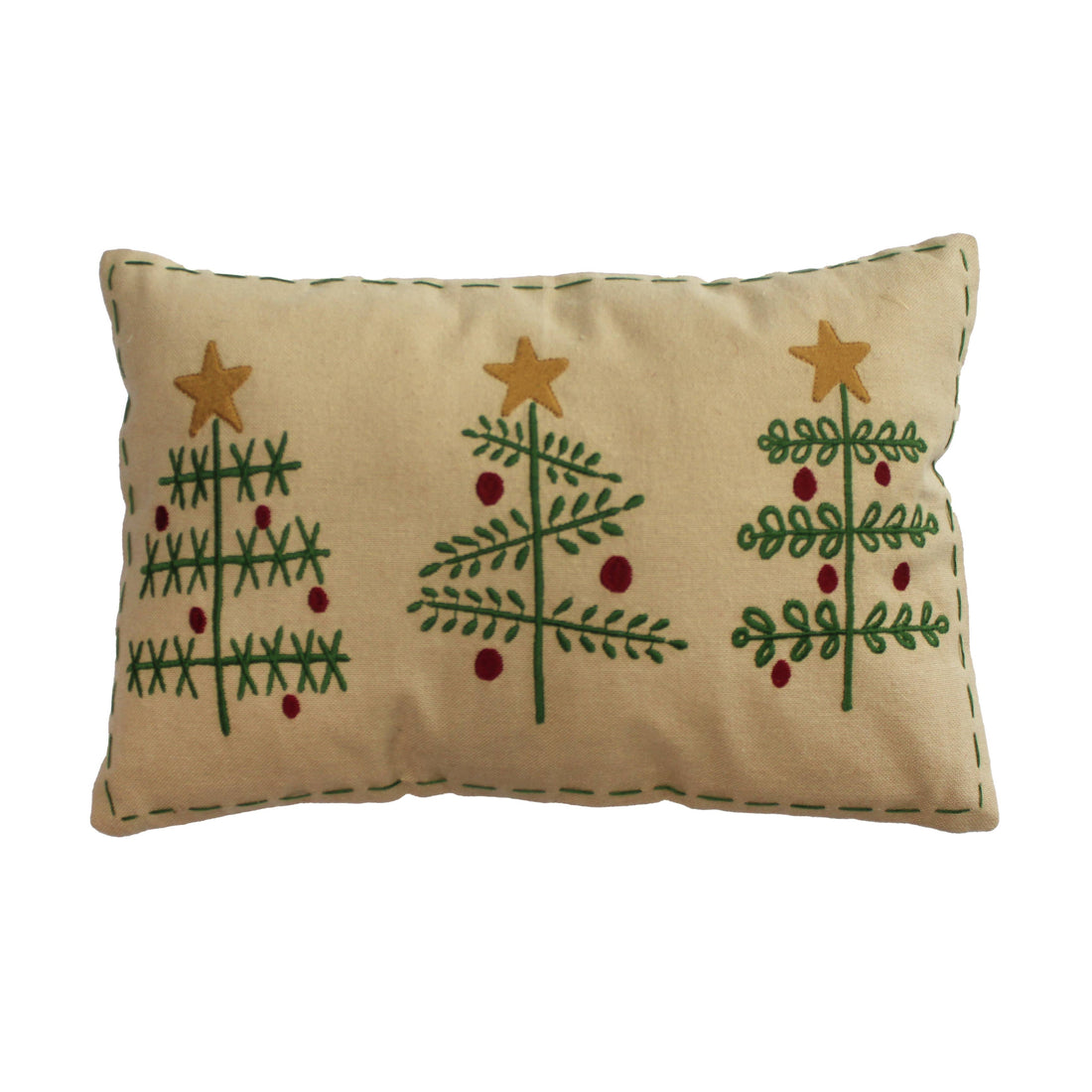O'Christmas Tree Pillow 8 Inx12 In - Home Collections by Raghu