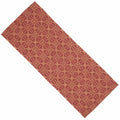 Barn Red-Tan Marshfield Jacquard Table Runner - Home Collections by Raghu