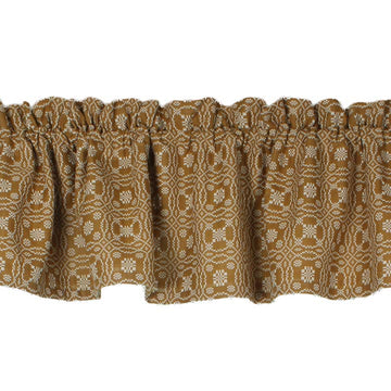 Lovers Knot  Mustard Valance - Home Collections by Raghu