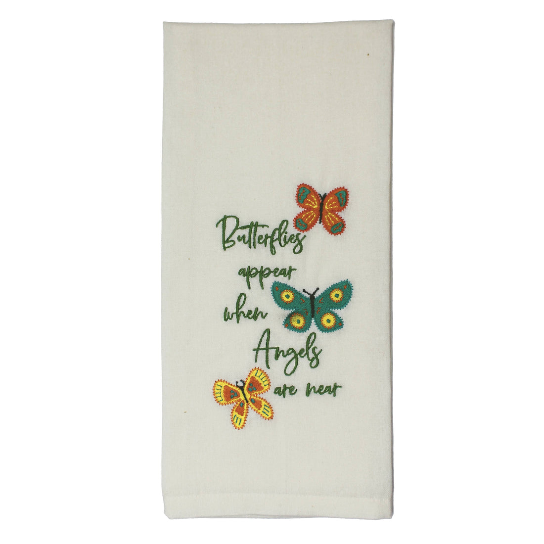 Butterflies Towel- Set of Two - Home Collections by Raghu