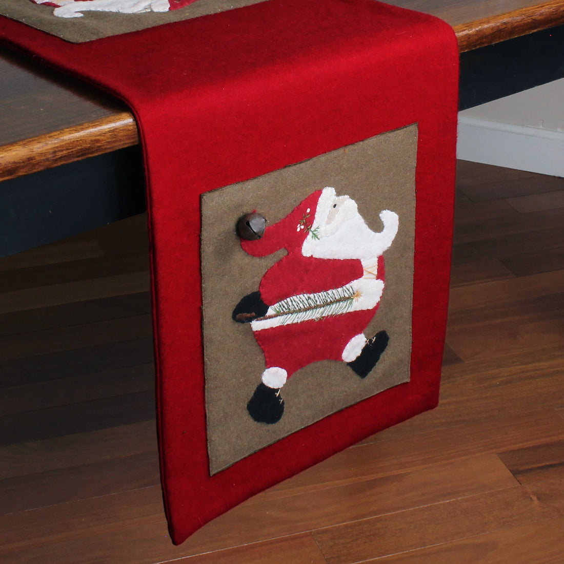 Ol' Saint Nick Table Runner - Home Collections by Raghu
