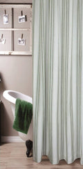 Grain Sack Sage Sage Shower Curtain  - Home Collections by Raghu