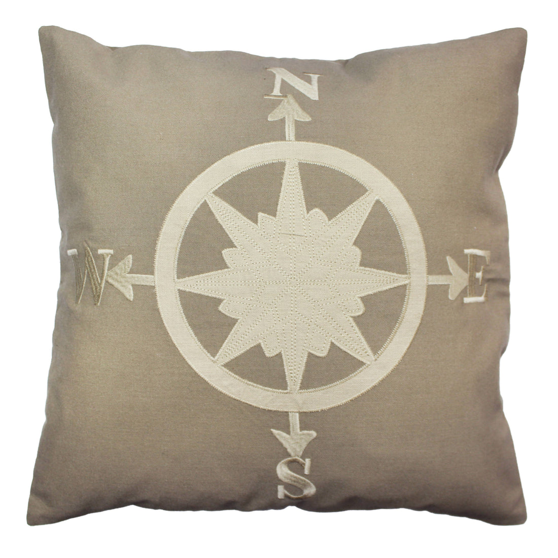 Compass Cotton Pillow 18 In - Home Collections by Raghu