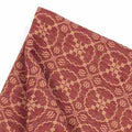 Barn Red Tan Marshfield Jacquard Afghan - Home Collections by Raghu