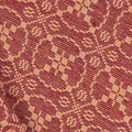 Barn Red Tan Marshfield Jacquard Afghan - Home Collections by Raghu