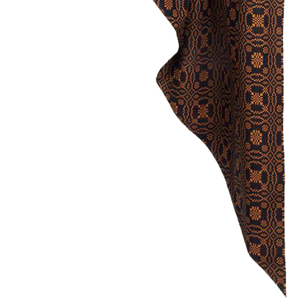 Black Mustard Lover?�?????’??ƒ?§??S Knot Jacquard Gathered Swag Lined - Home Collections by Raghu