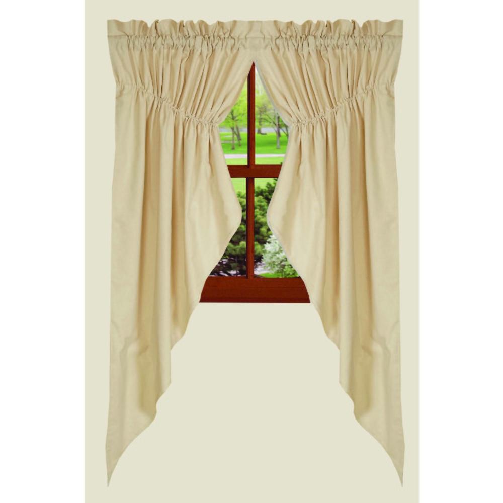 Cream Osenburg Gathered Swag - Lined - Home Collections by Raghu