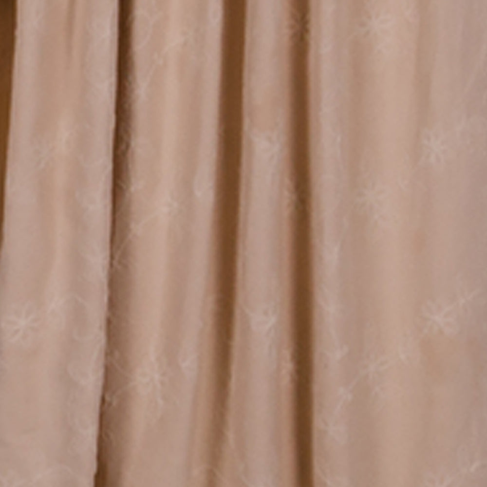 Cream Candlewicking Cream Gathered Swag Lined - Home Collections by Raghu