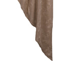 Taupe Candlewicking Taupe Gathered Swag Lined - Home Collections by Raghu