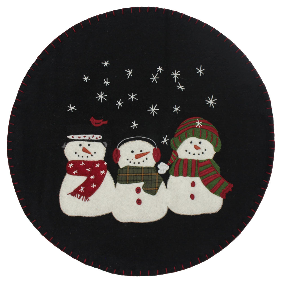 C Snow Friends Candle Mat - Home Collections by Raghu